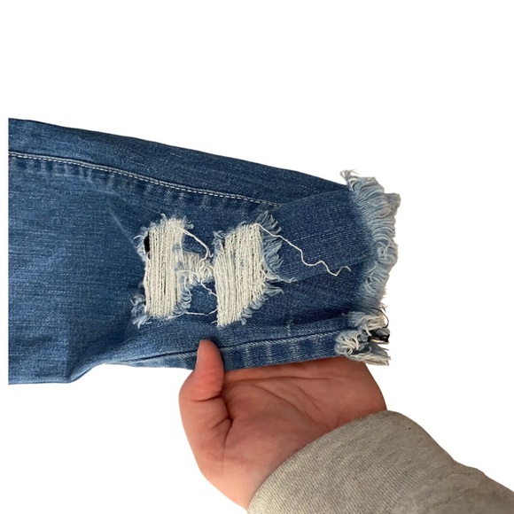 Kancan Skinny Jeans with distressed bottoms Size 11 - Picture 2 of 4
